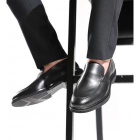 Greyder 62590 Siyah Deri Klasık Casual Erkek Ayakkabı