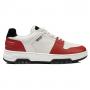 Greyder 33021 Beyaz Kırmızı Hakiki Deri Sneaker Kadın Ayakkabı