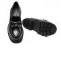 Greyder 72192 Siyah Rugan Hakiki Deri Loafer Kadın Ayakkabı