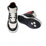Greyder 33020 Beyaz Siyah Hakiki Deri Sneaker Kadın Bot