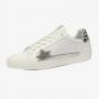 Greyder 33370 Beyaz Gümüş Hakiki Deri Sneaker Casual Ayakkabı
