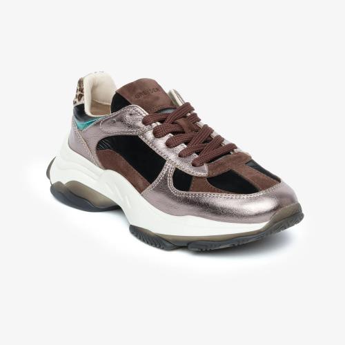 Greyder 33323 Bronz Hakiki Deri Sneaker Casual Kadın Ayakkabı