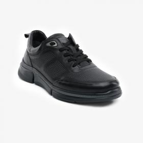 Greyder 64545 Siyah Hakiki Deri Comfort Casual Erkek Ayakkabı