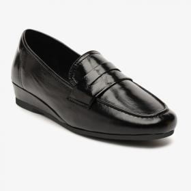 Greyder 35010 Siyah Hakiki Deri Formal Casual Kadın Ayakkabı